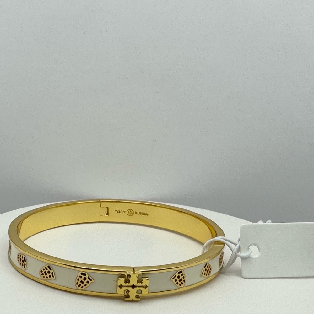 Tory Burch Kira Ground Off Raspberry Bracelet NEW - Picture 2 of 8